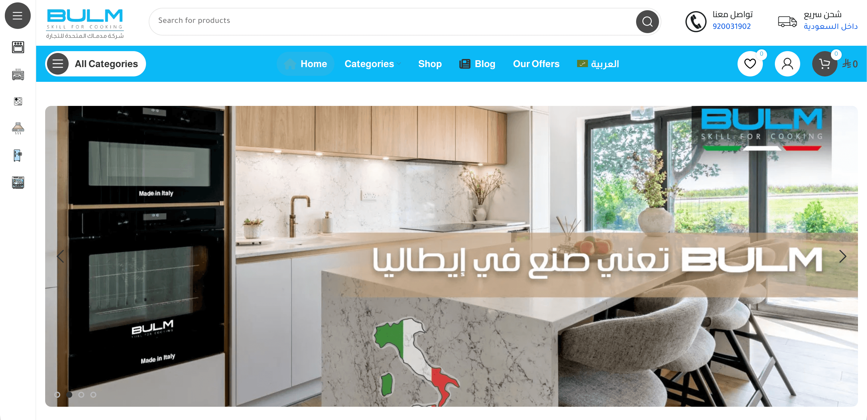 Bulm SA website project